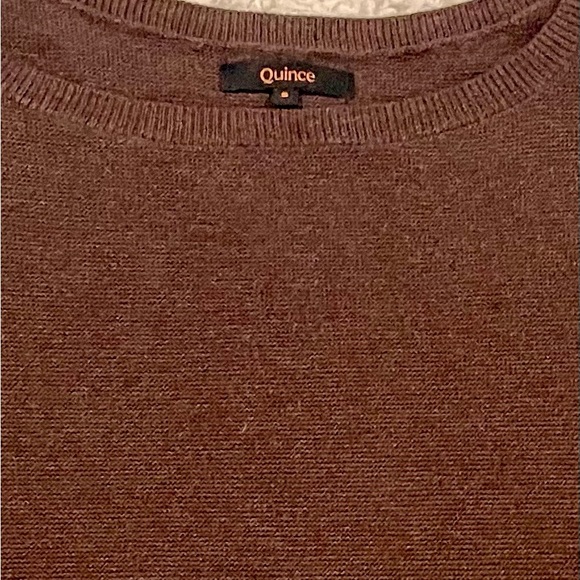NWOT Elegant Brown Cashmere Sweater - Picture 5 of 9